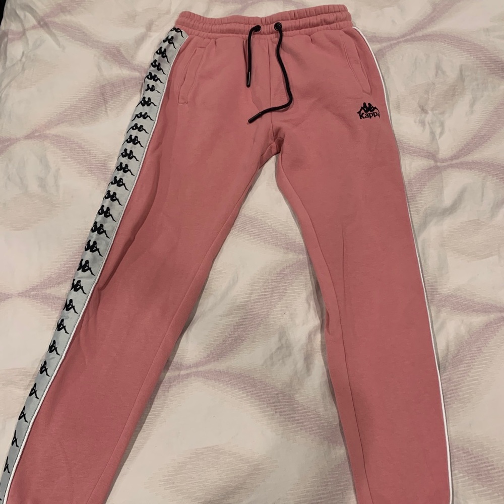 Kappa pink joggers high waste